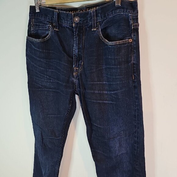 American Eagle Outfitters Core Flex 32x31 Blue Slim Jeans Deep Indigo - Picture 2 of 11